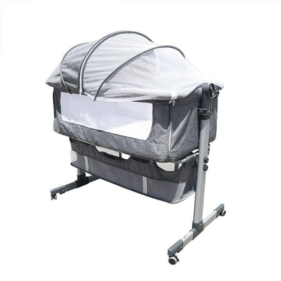 Cuna Portátil Sliver Gray Dot Cuna Portátil Sliver Gray Dot